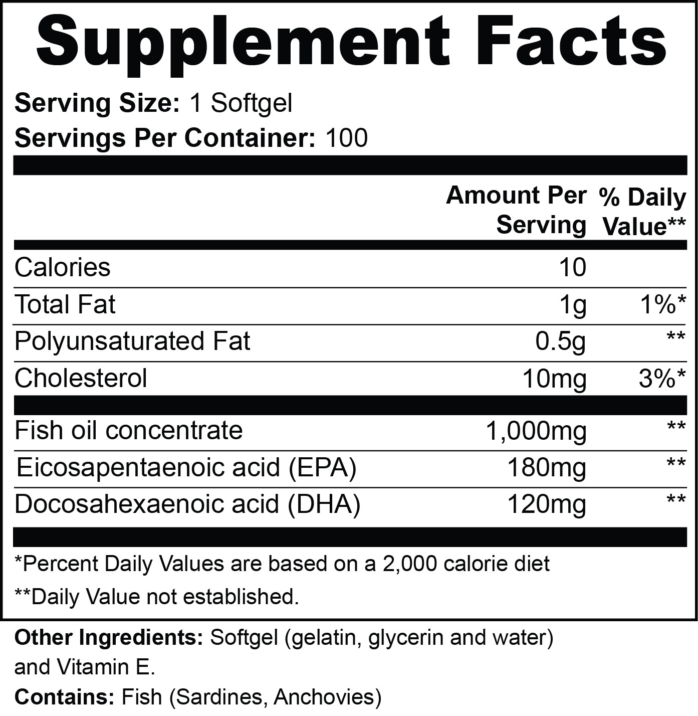 OMEGA-3 (EPA + DHA)