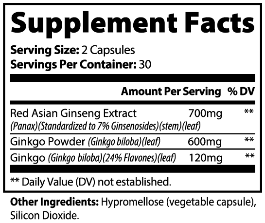Ginkgo + Ginseng Focus Complex