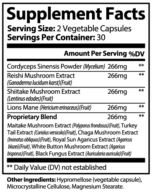 Mushroom fusion 10X