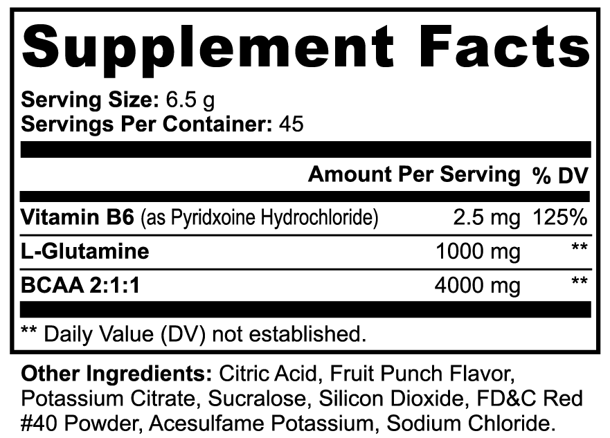 BCAA Shock Powder (0.64lb)